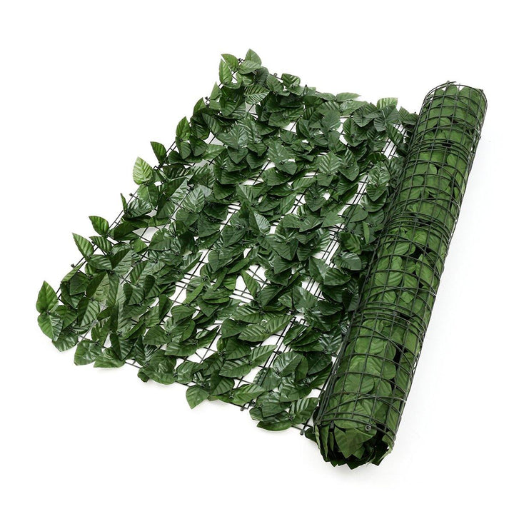 Expanding 1*3M Artificial Lvy Leaf Wall Fence Green Garden Screen Hedge Decorations - MRSLM