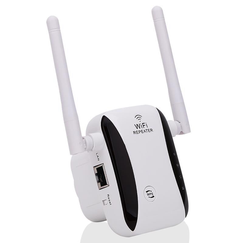 Wireless WiFi Repeater WPS AP 2.4GHz WiFi Extender 300Mbps Expand WiFi Signal US UK EU Plug - MRSLM