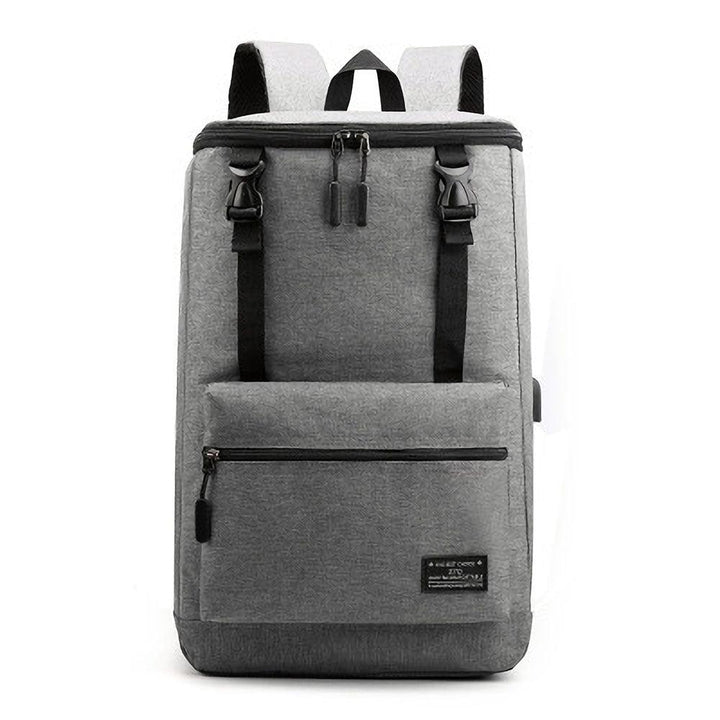 17 inch Laptop Bag with USB Charging Port Shoulder Bag Classic Business Outdoor Stylish Backpack Travel Storage Bag - MRSLM