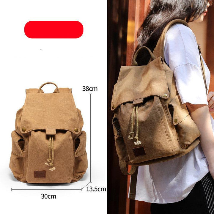 Trendy Generation Canvas Ladies Backpack Computer School Bag - MRSLM