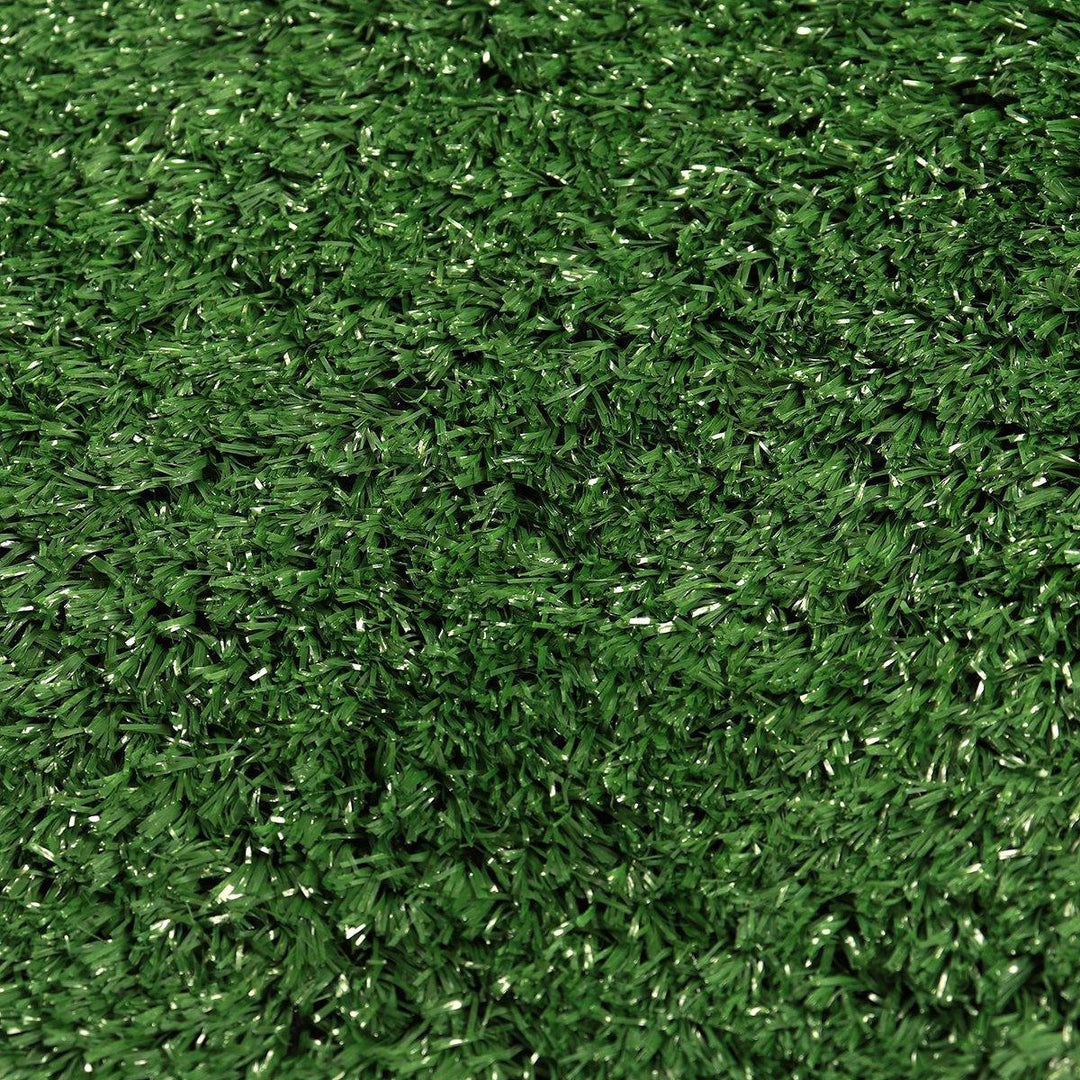 15mm Artificial Grass Mat Lawn Synthetic Green Yard Garden In/Outdoor - MRSLM