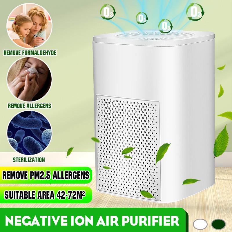 5W Portable USB Negative Ion Air Purifier Low Noise Removal of Formaldehyde PM2.5 for Home Office Car - MRSLM