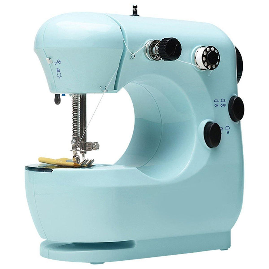 Mini Portable Electric Desktop Sewing Machine 2 Speeds For DIY Stitch Clothes Fabric - MRSLM