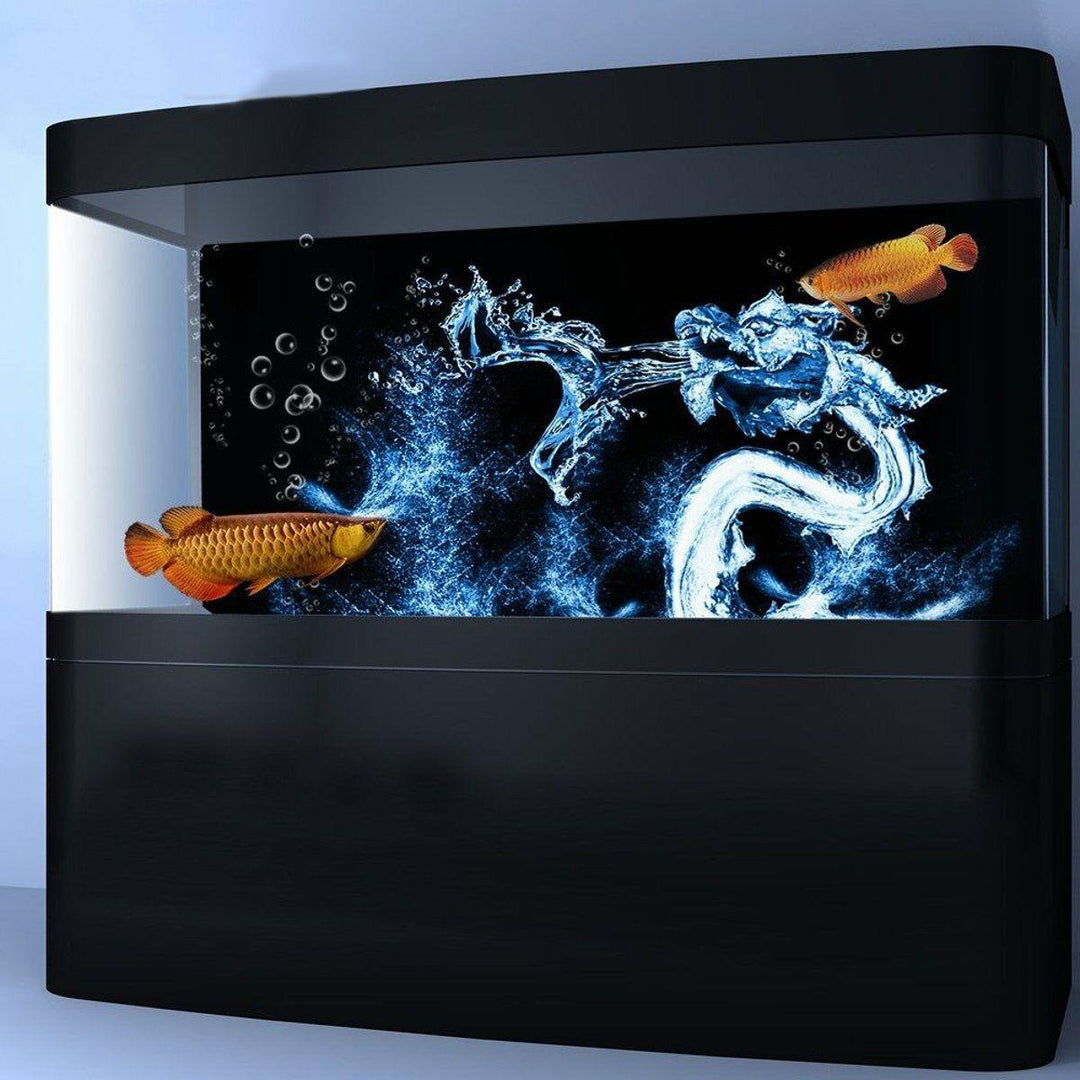 Water Dragon Aquarium Background HD Fish Tank Landscape Fish Tank Decorations - MRSLM