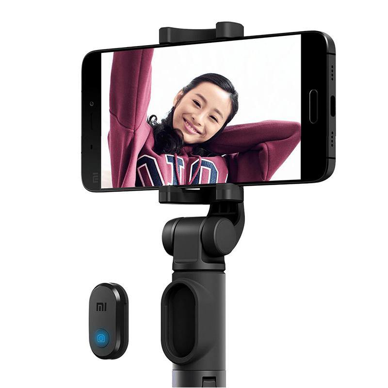 Original Xiaomi 2 in 1 bluetooth Mini Extendable Folding Tripod Selfie Stick For Mobile Phone - MRSLM
