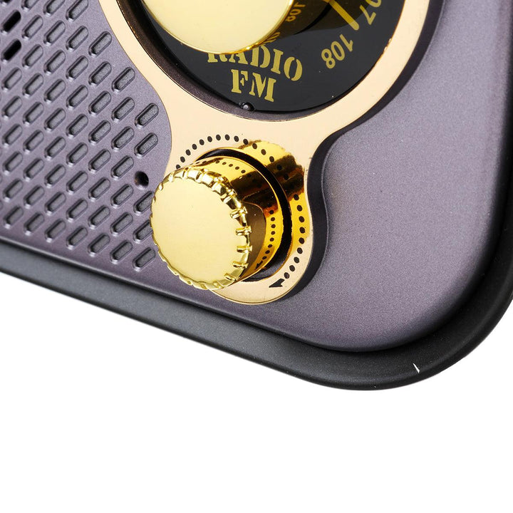 M-209BT DC 5V 5W FM Radio bluetooth AUX Speaker USB TF Card MP3 Music Player - MRSLM
