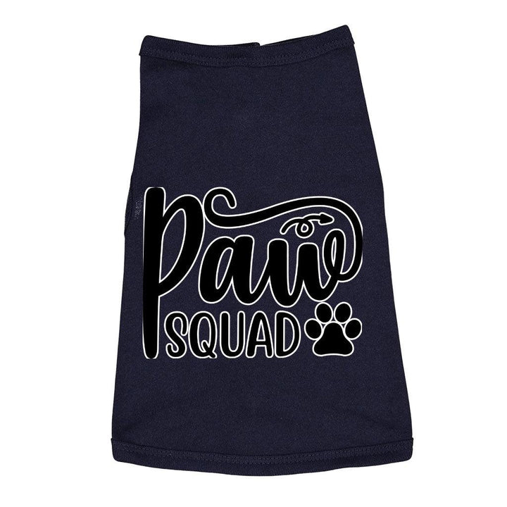 Paw Squad Dog Sleeveless Shirt - Graphic Dog Shirt - Unique Dog Clothing - MRSLM