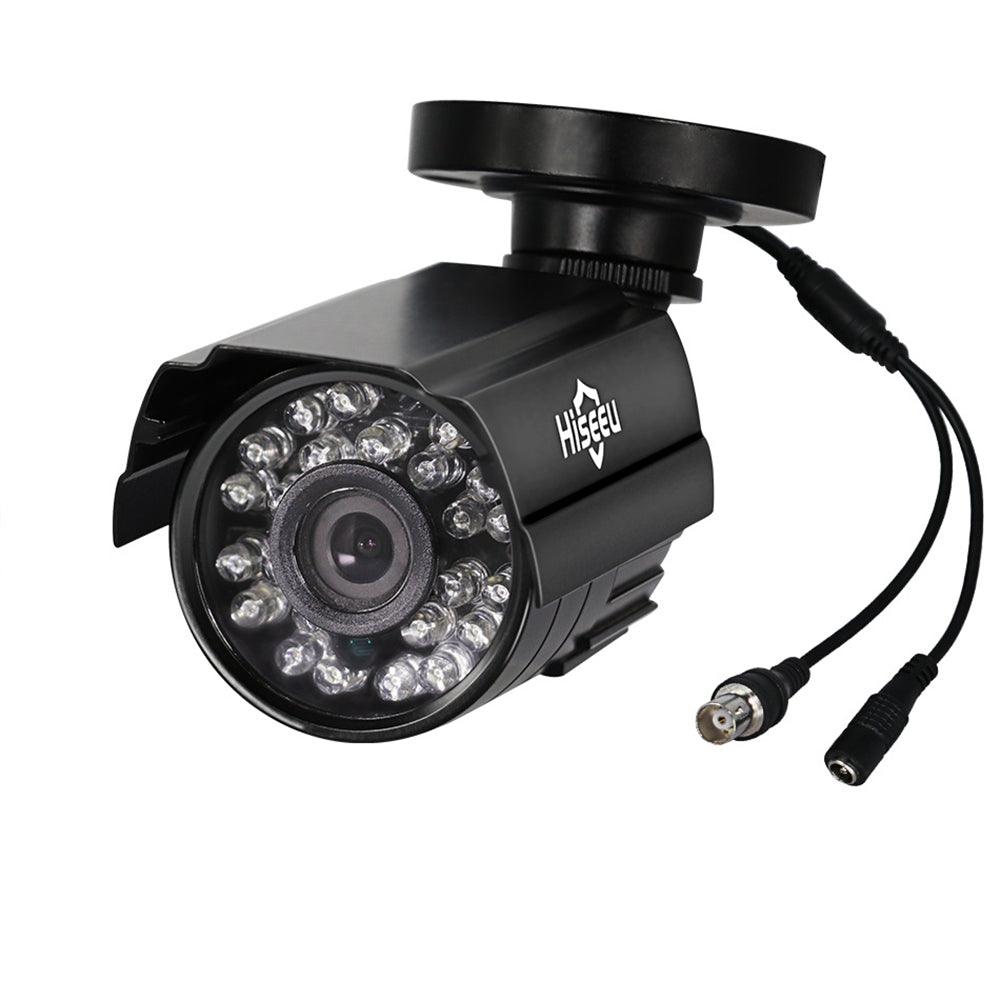 Hiseeu HD 4CH 1080N 5 in 1 AHD DVR Kit CCTV System 2pcs 1080P AHD Waterproof IR Camera P2P Security Surveillance Set - MRSLM