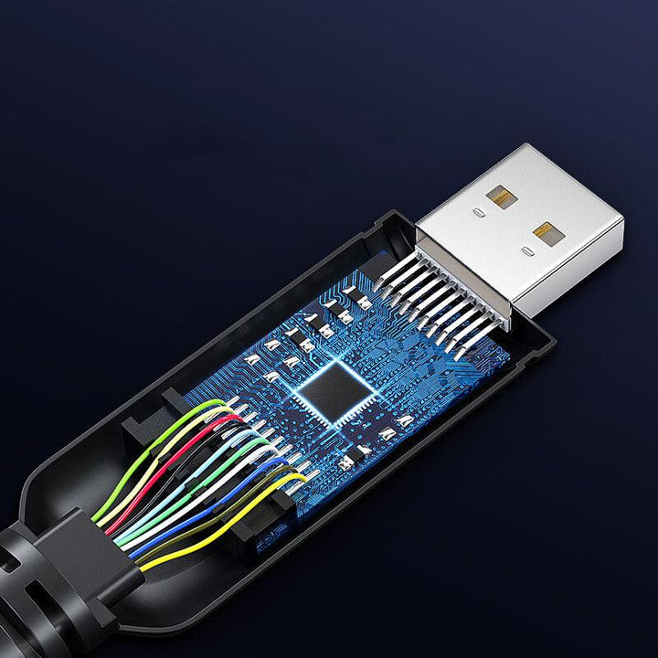BIAZE HX25 USB to RJ45 Console Cable 1.8m Converter TP-LINK Router Configuration Conversion Cable - MRSLM