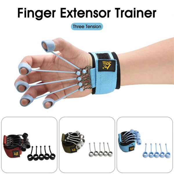 Training Device Hand Yoga Resistance Band Finger Gripper Strength Trainer Extensor Exerciser Finger Flexion And Extension