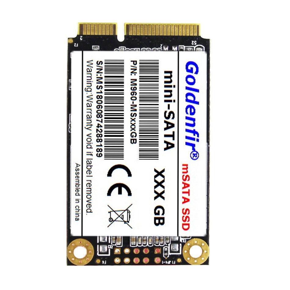 Goldenfir mSATA SSD SATAIII 128GB/1T Internal Solid State Hard Drive Disk for Laptop Notebook PC - MRSLM