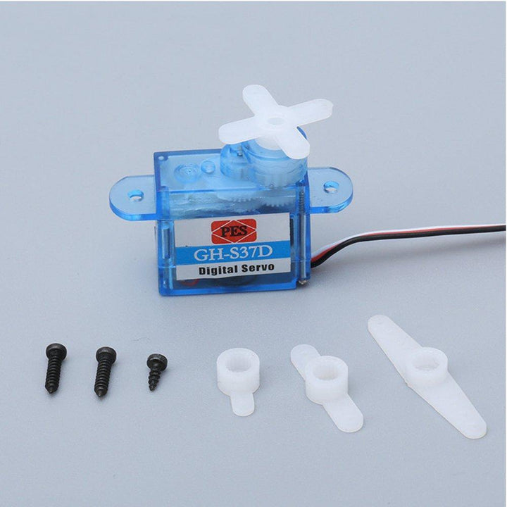 6PCS 3.7g Micro Digital Servo GH-S37D For RC Airplane Helicopter - MRSLM