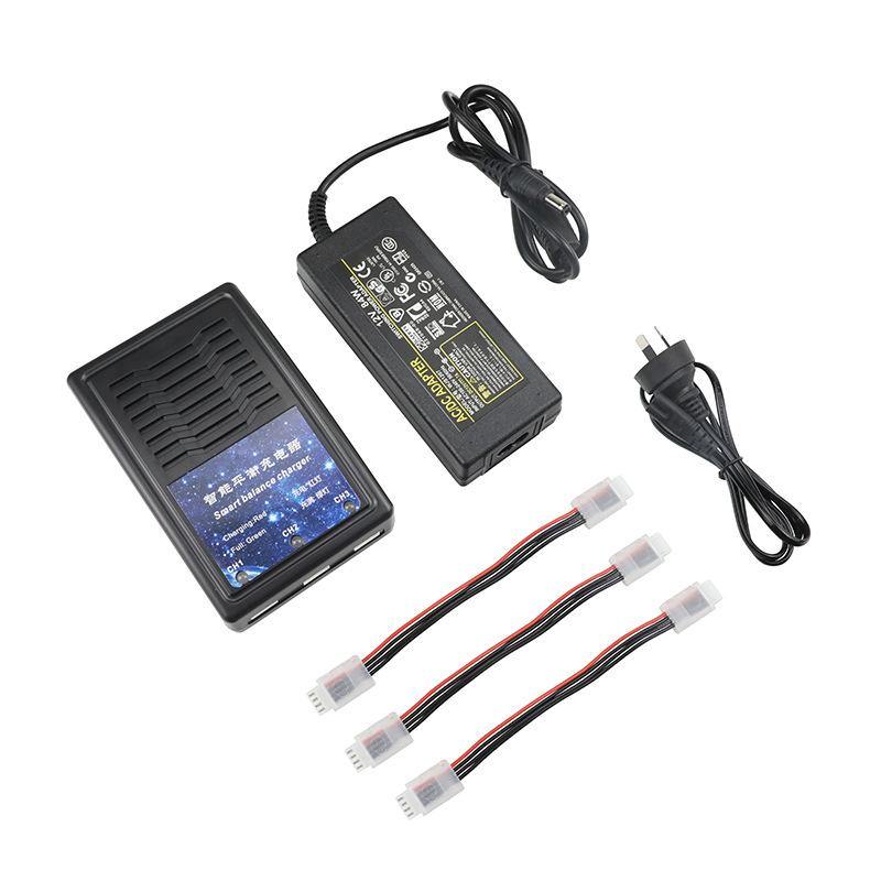 1 to 3 Charger Hub DC 11-16V/6A Smart Balance Charger for FIMI A3 Battery - MRSLM