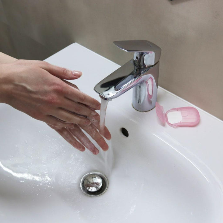 Portable Hand-Washing Soap Paper (5 Packs/100 Sheets) - MRSLM