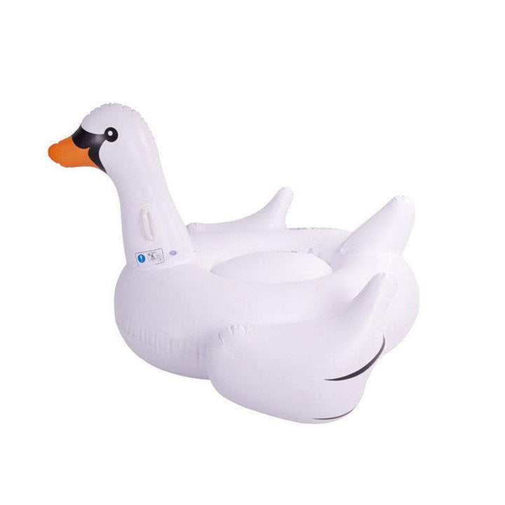 New Inflatable Swan Water Mount Floating Row Swimming Ring Artifact - MRSLM