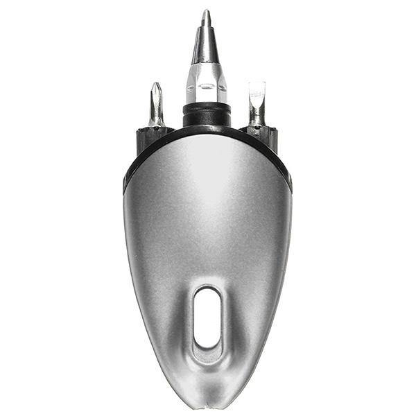 3 in 1 Multifunctional Ballpoint Pens LED Light Pen Mini Screwdriver BallPoint Pen Flashlight - MRSLM