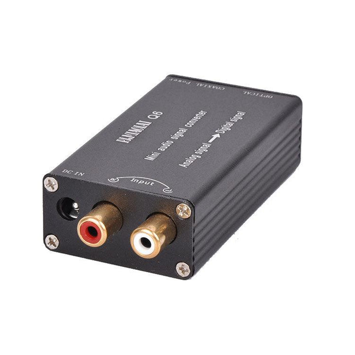 PJ.MIAOLAI Q6 RCA analog Signal Converter Digital Fiber Coaxial Output Mini Portable DAC - MRSLM