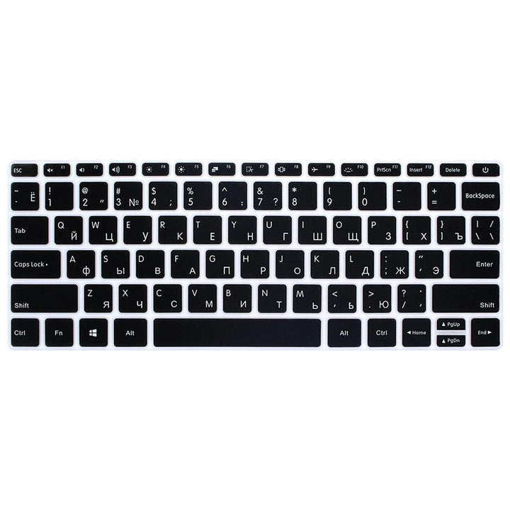 Laptop TPU Keyboard Cover Computer Keyboard Protective Film For 13.3 Inch Russian - MRSLM
