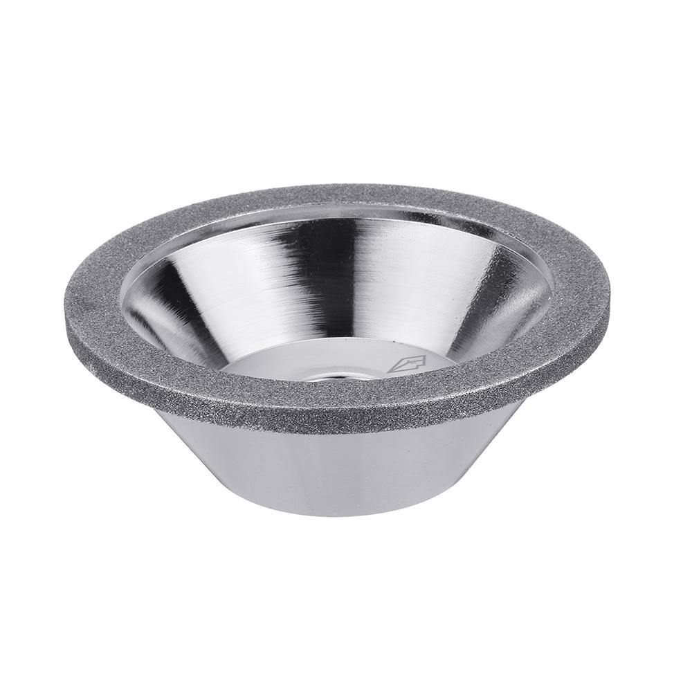 80-600 Grit Diamond Grinding Wheel Cup Grinding Bowl-shaped for Tungsten Steel Milling Cutter Tool Sharpener Grinder - MRSLM