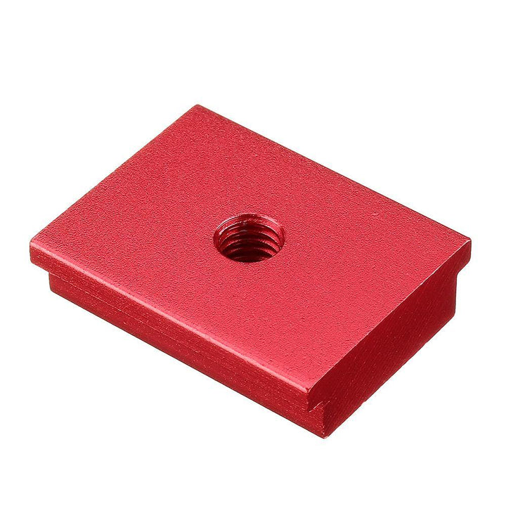 Red Aluminum Alloy Miter Track Nut T-track Sliding Nut M6/M8 T Slot Nut for T-slot T-track Miter Track Jig Fixture Slot 30x12.8mm For Table Saw Router Table Woodworking Tool - MRSLM