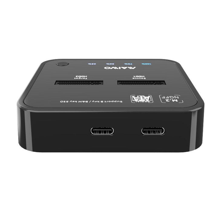 MAIVO M.2 SSD Docking Station Duplicator Support SATA PCIe M.2 SSD Clone without PC SSD Enclosure - MRSLM