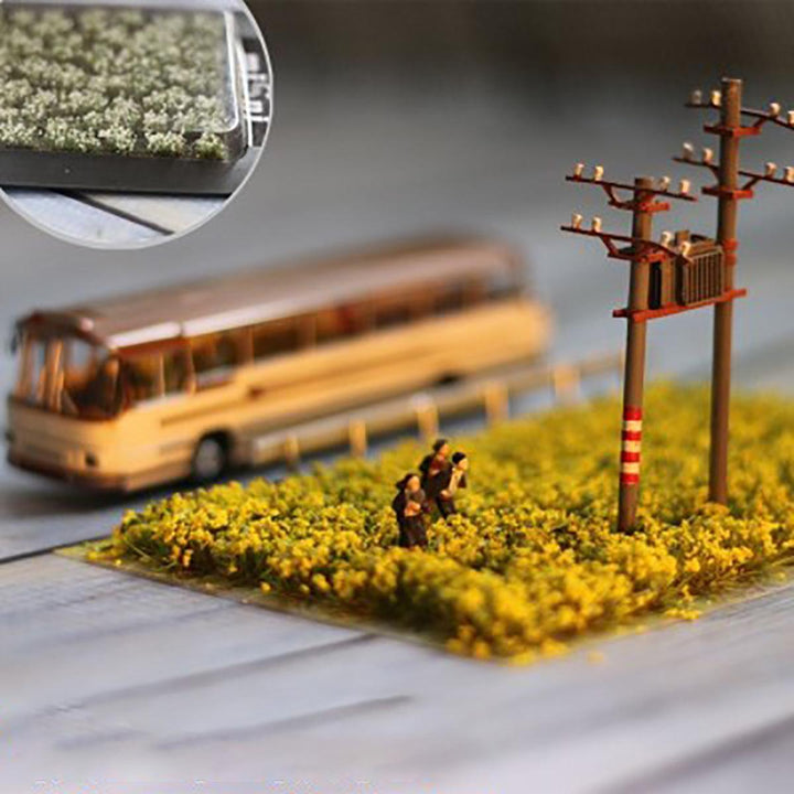 Mini Scenery Flower Artificial Clusters Ciniature Model Scale Train Landscape Decorations - MRSLM