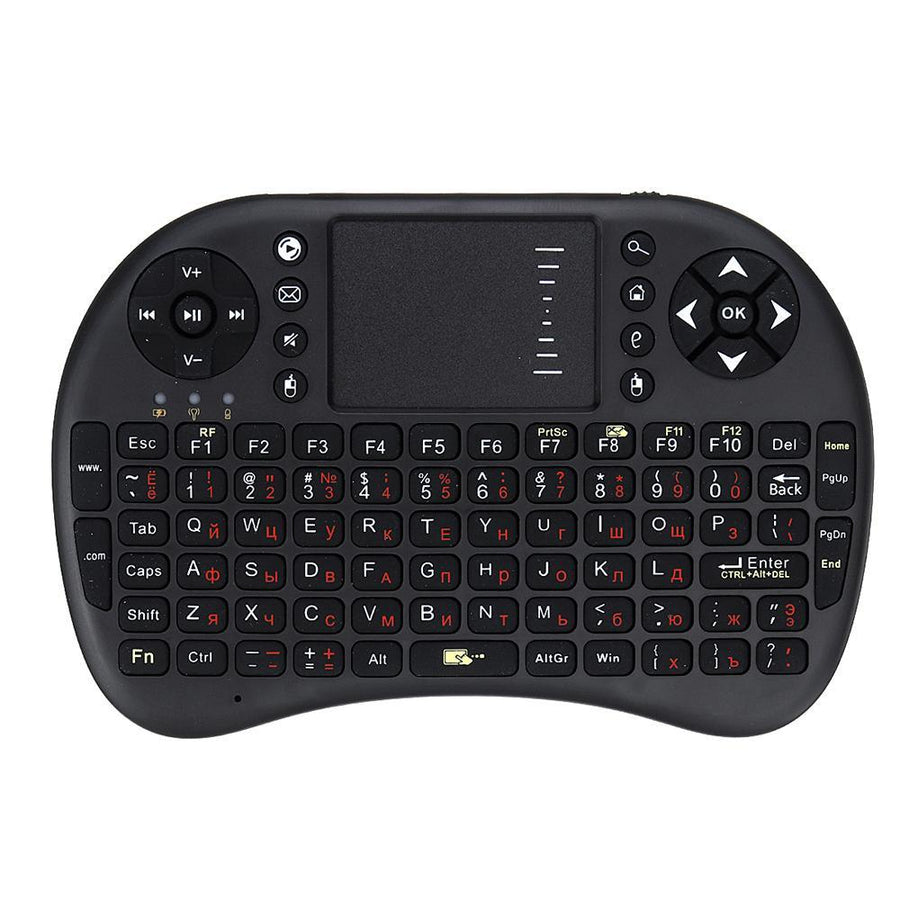 UKB-500-RF 2.4G Wireless Russian Version Mini Keyboard Touchpad Airmouse for TV Box Smart TV PC - MRSLM