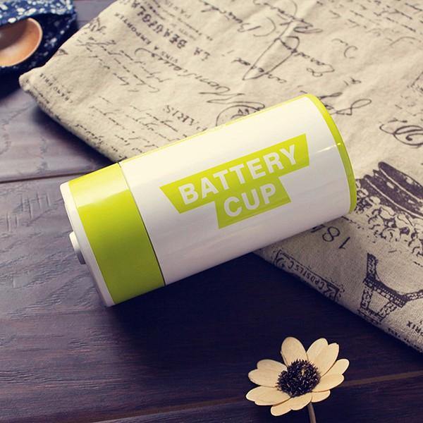 350ML Stainless Steel AA Battery Style Insulation Cup Creative Battery Coffee Vacuum Cup Thermos - MRSLM