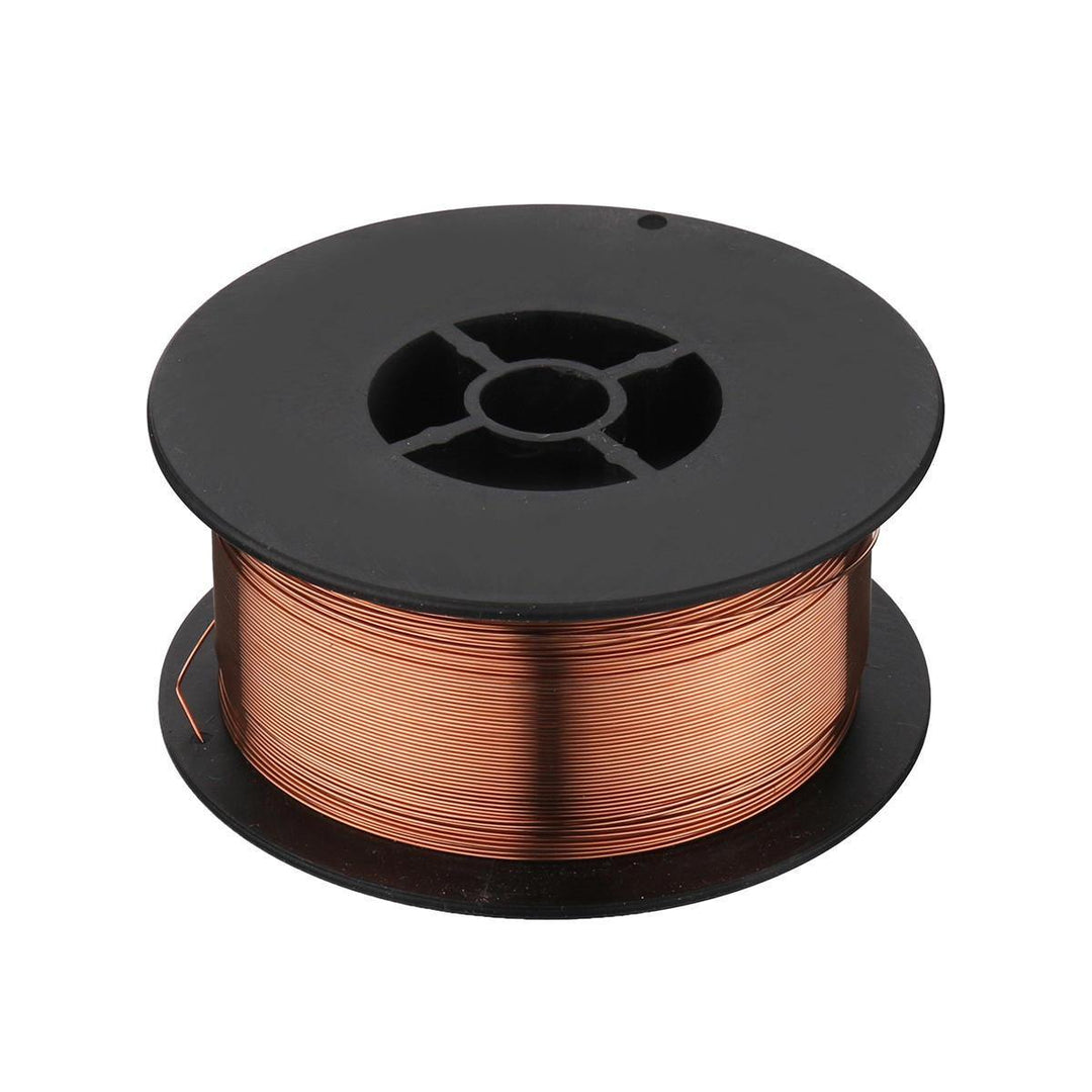 0.6mm 1KG Solder Wire Coppered Welding Wire Spool Mild Carbon Steel ER70S-6 Core - MRSLM