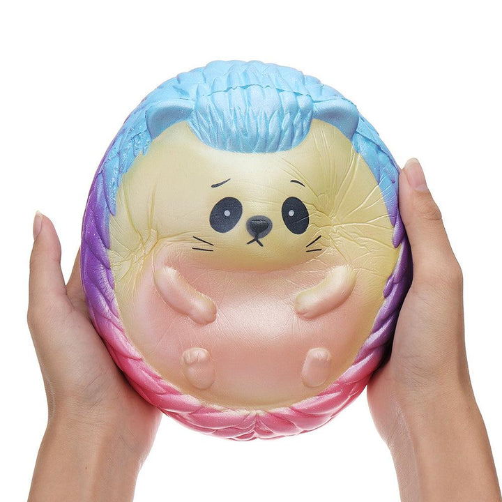 Huge Hedgehog Squishy 7.87in 20*17*15CM Slow Rising Cartoon Gift Collection Soft Toy With Packing - MRSLM