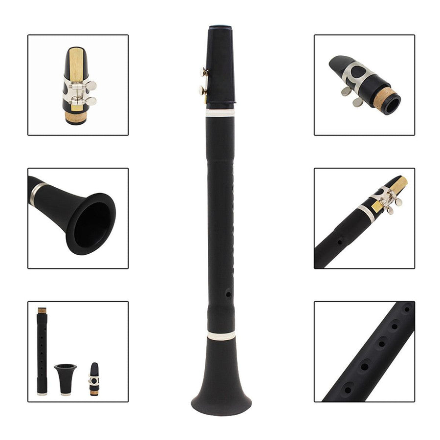 SLADE Drop B Mini keyless Clarinet with Bag/Reed/Cork Cream/Cloth/Cleaning Rod - MRSLM