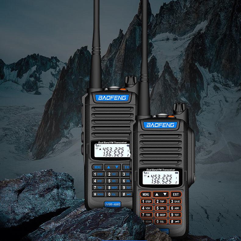 BaoFeng UV9R-AMG EU Plug Radio Walkie Talkies 10W High Power UV Dual Band Walkie Talkie IP68 Waterproof Walkie Talkie - MRSLM
