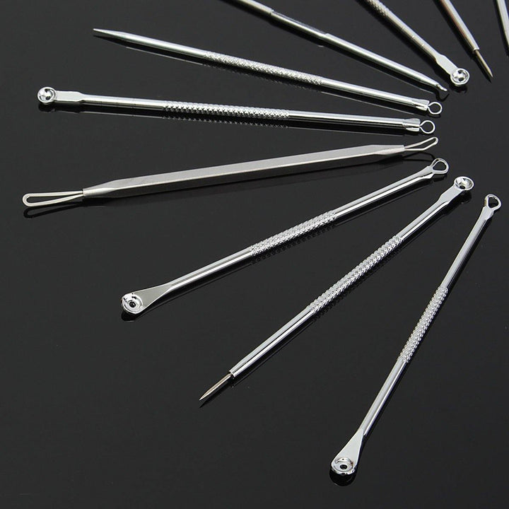 7 Set to Choose Stainless Silver Blackhead Extractor Remover Facial Care Tool Blemish Acne Pimple - MRSLM
