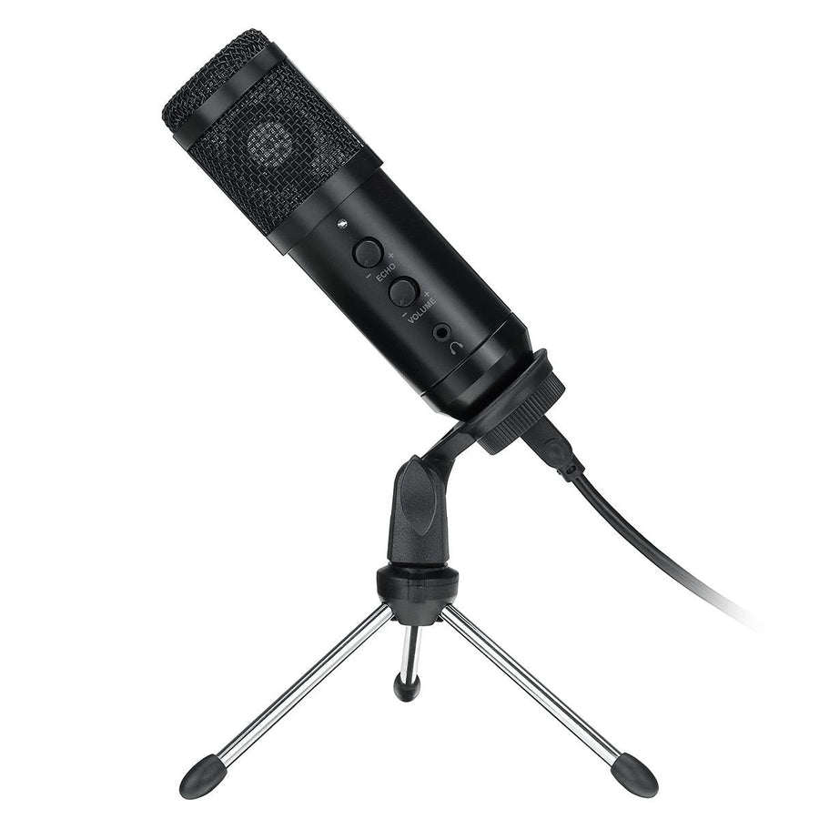 BM800 Condenser Microphone Studio Vocal Recording Mic Mount Boom Stand Kit Set (A) - MRSLM