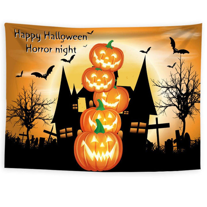 Halloween Style Tapestry Polyester 150x200cm Large Digital Printing Tapestry For Shop Decoration TV Background Wall Tablecloth - MRSLM