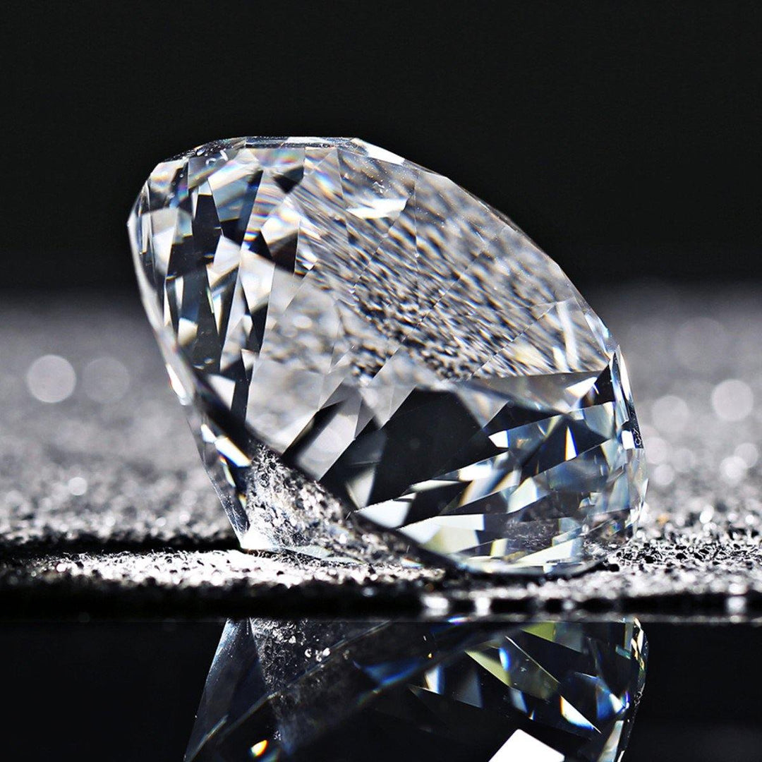 60mm Big K9 Crystal Clear Diamond Glass Art Paperweight Decorations Ornament Creative Gifts - MRSLM