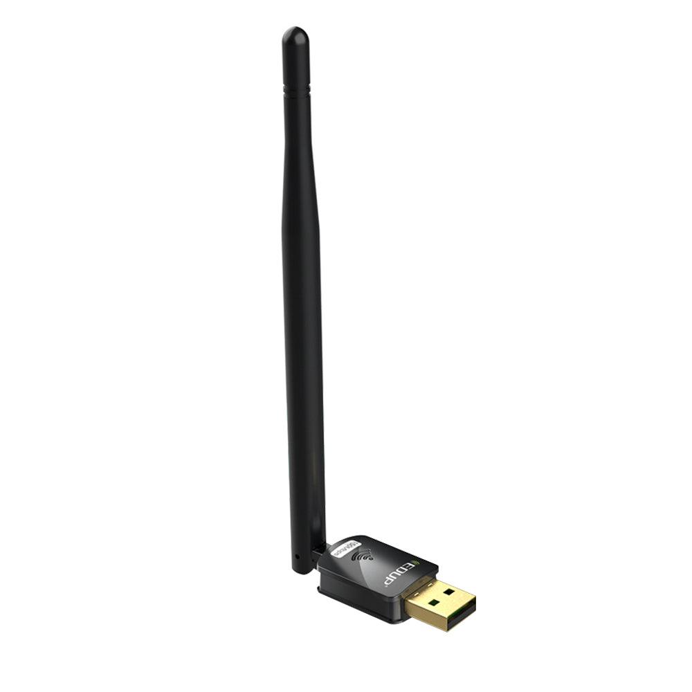 EDUP USB WiFi Adapter 150Mbps High Gain 6dBi WiFi Antenna USB WiFi Receiver Network Card Wireless Adapter - MRSLM