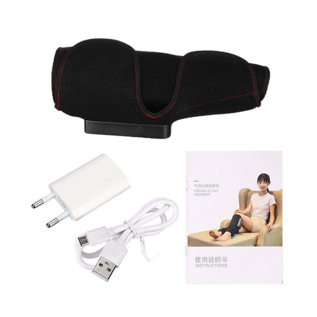 1pc 3000mah Air Pressure Leg Massager Portable Calf Massage Hot Compress Pain Relief Device 2 Temperature 3 Intensity (1pc) - MRSLM
