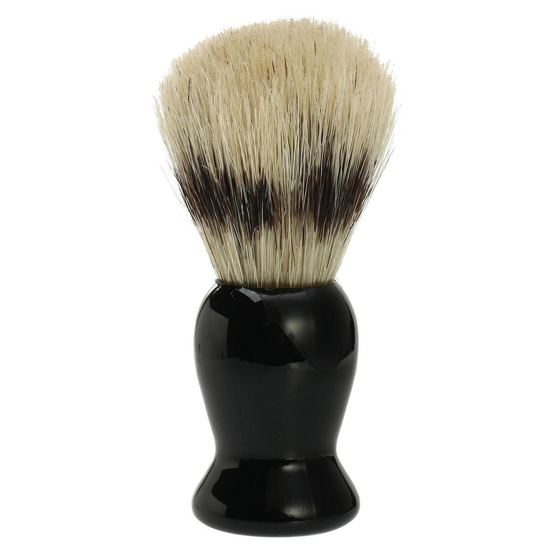 4Pcs Shaver Kit Cut Throat Straight Razor Shaving Brush Strop Wooden Box Gift Set - MRSLM