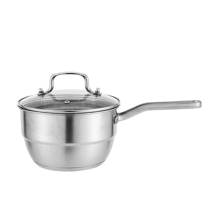 18cm Stainless Steel Steamer Induction Compatible Steamer Rack Milk Pot Cookware - MRSLM