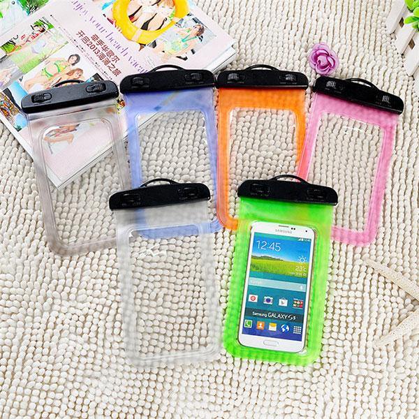 Cell Phone Waterproof Cover Universal Under Water Bag Transparent Touchscreen Mobile Phone Pouch - MRSLM