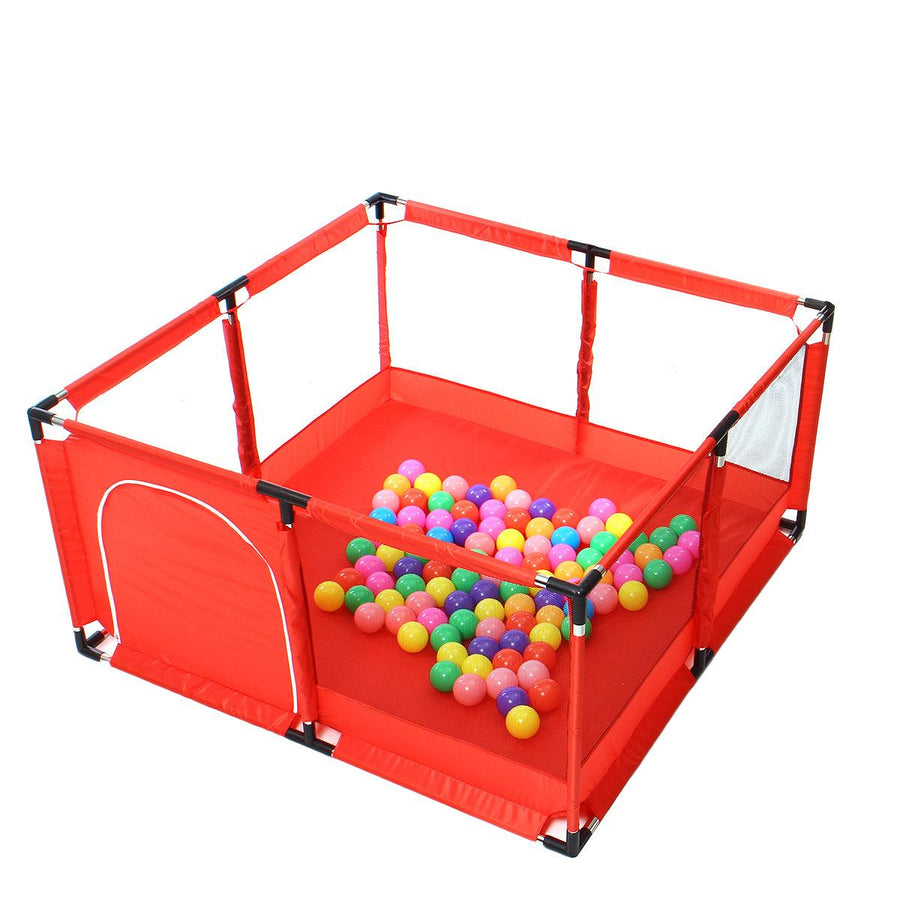 Square Baby Playpen Children Pool Balls Children Playpen Kids Safety Barrier Home Portable Travel Playpen Supplies - MRSLM