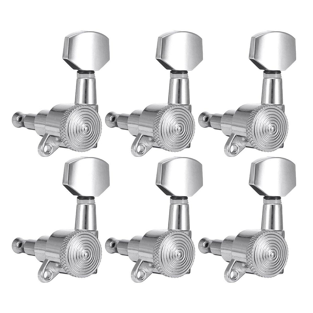 6Pcs/Set Tuning Pegs Keys Locking Tuner Heads 6R 6L for Electric Wooden Guitar Parts - MRSLM