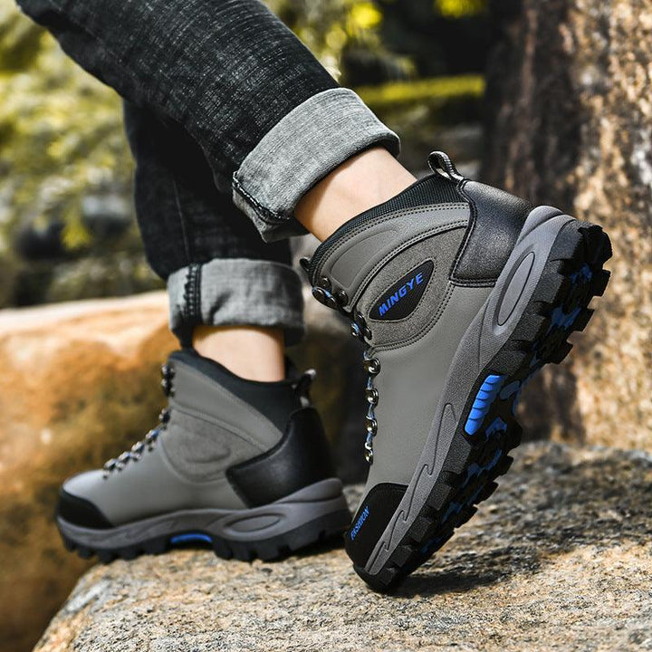 Hiking Shoes Men's Outdoor Sports Shoes Warm Winter Climbing - MRSLM