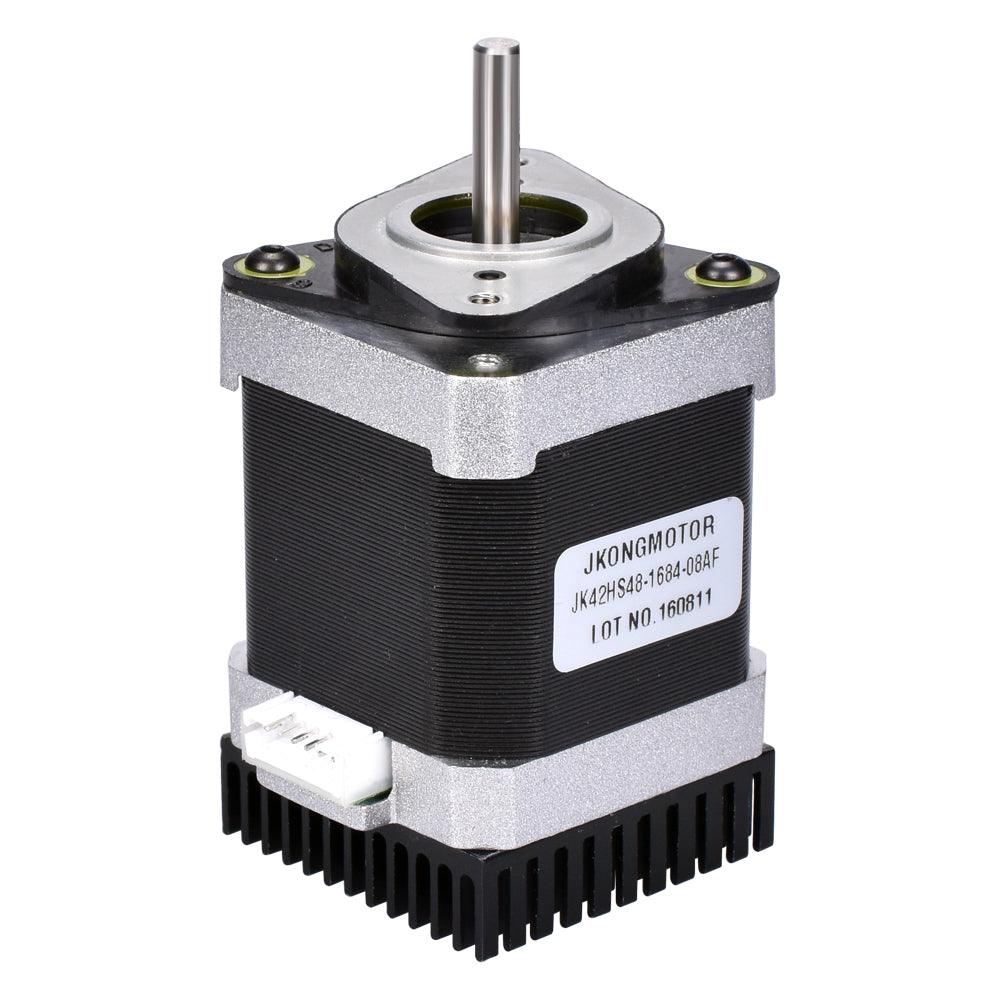 4Pcs 53.8*53.8mm NEMA17 Stepper Motor Vibration Shock Absorber Damper with Black Heat Sink for 3D Printer CNC Part - MRSLM