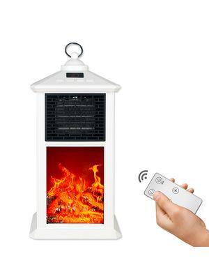 800W 3D Emulation Electric Fireplace Fire Wood Flame Heater Stove Log Burner Remote Control Removable - MRSLM
