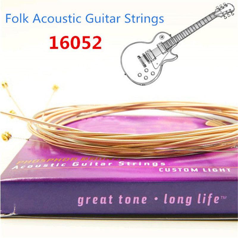 Elixir Nanoweb Phosphor Bronze 16052 Light Folk Acoustic Guitar String .012~.053 - MRSLM