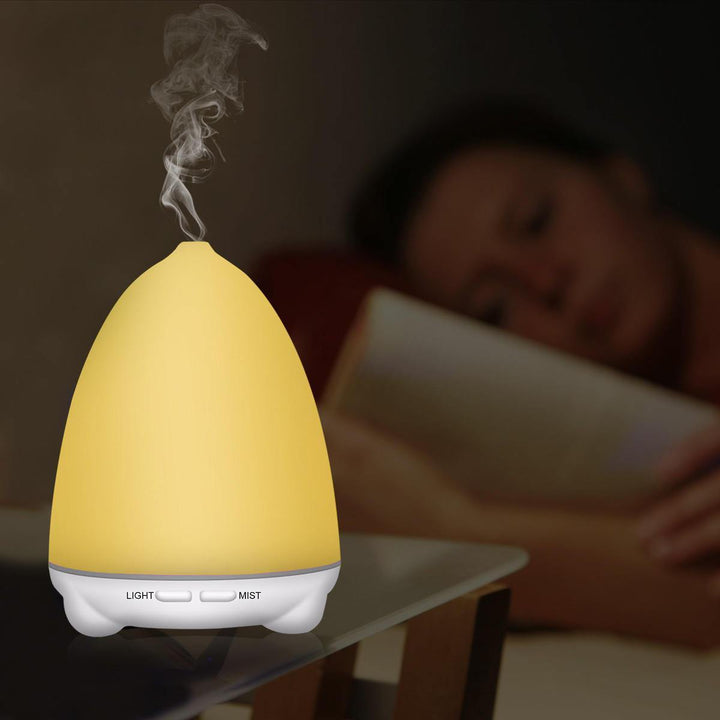 Ultrasonic Essential Oil Diffuser LED Lamp Aroma Air Purifier Color Changing Humidifier - MRSLM