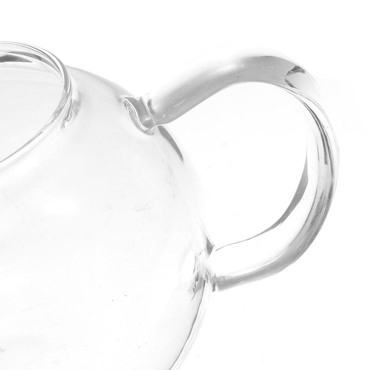 600/950/1300ml Clear Stainless Steel Heat Resistant Glass Teapot Infuser Tea Pot - MRSLM