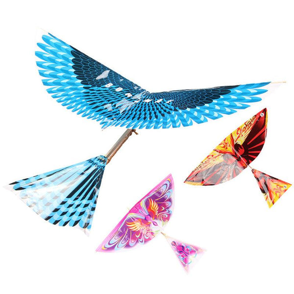 17.5Inches Bionics Eagle Flight Birds Assembly Flapping Wing DIY Model Aircraft Plane Toy - MRSLM